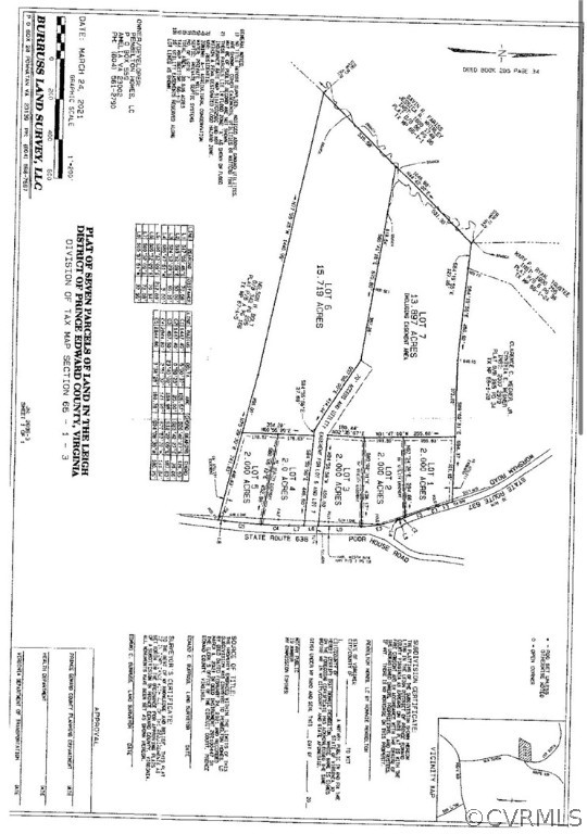 13.897-acres Poorhouse Road Farmville, VA 23901 - Photo 3 of 3 a black and white photo of a picture of floor