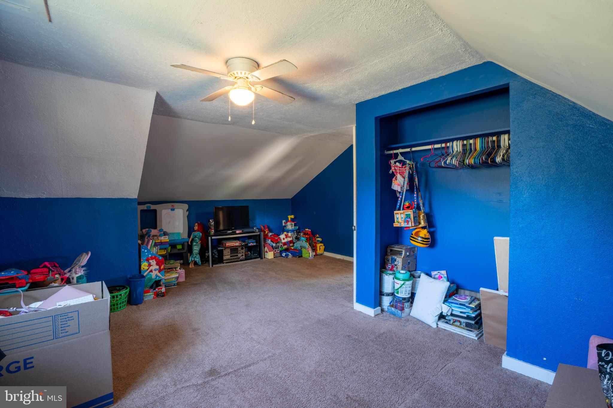 86 Wildflower Road Levittown, PA 19057 - Photo 12 of 17 Bright and playful attic space for creativity.