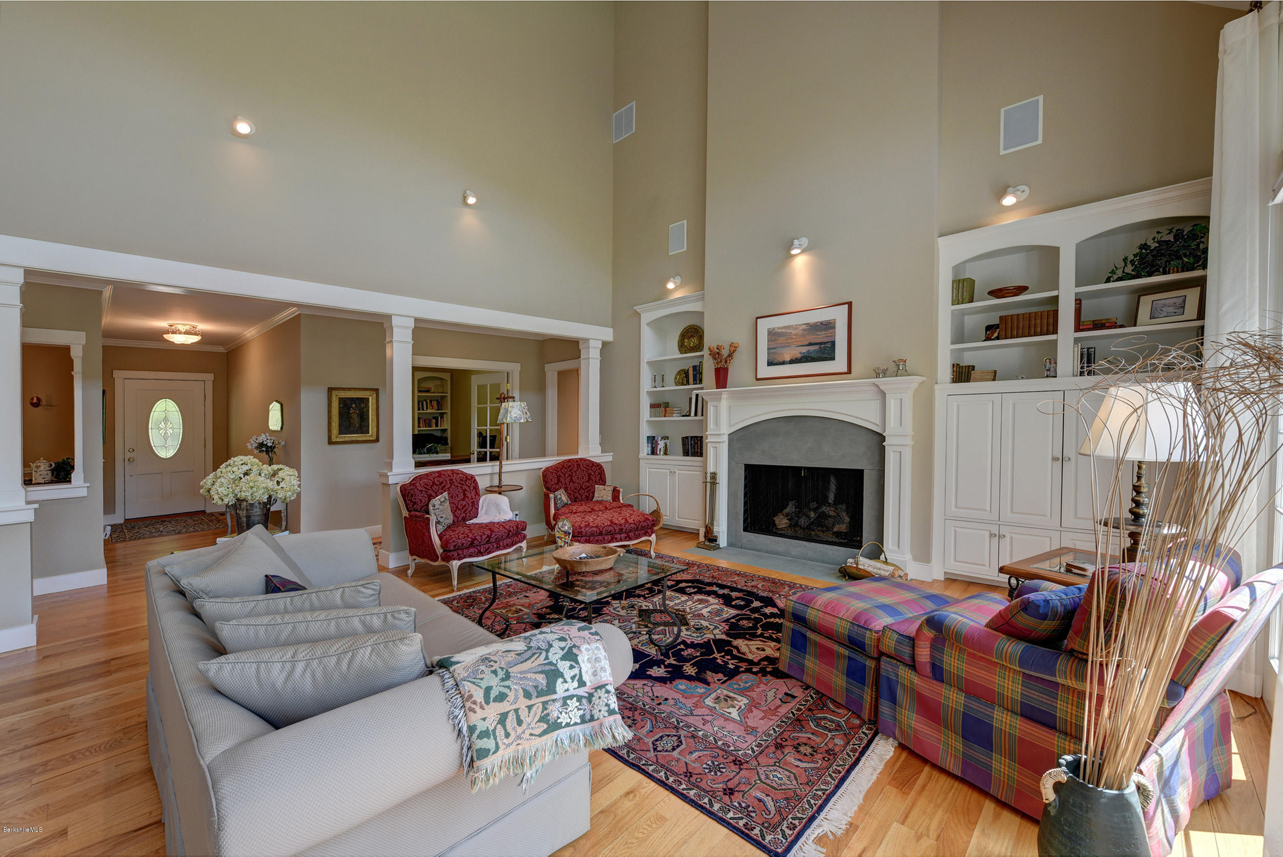 28 Austerlitz Road West Stockbridge, MA 01266 - Photo 12 of 44 a living room with furniture fireplace and flat screen tv