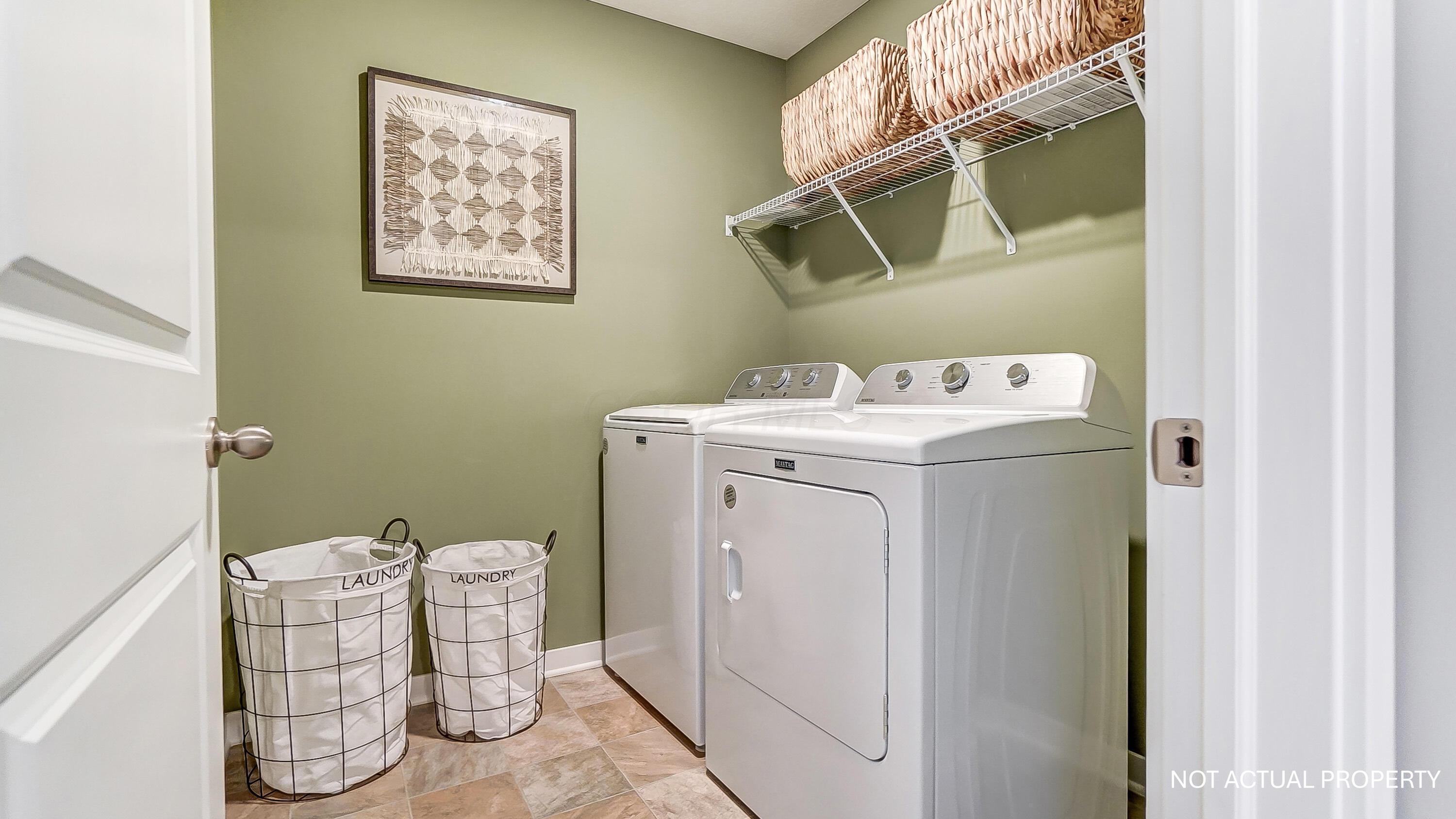 89 Wheatley Street Lithopolis, OH 43136 - Photo 27 of 34 26 Model Laundry Room