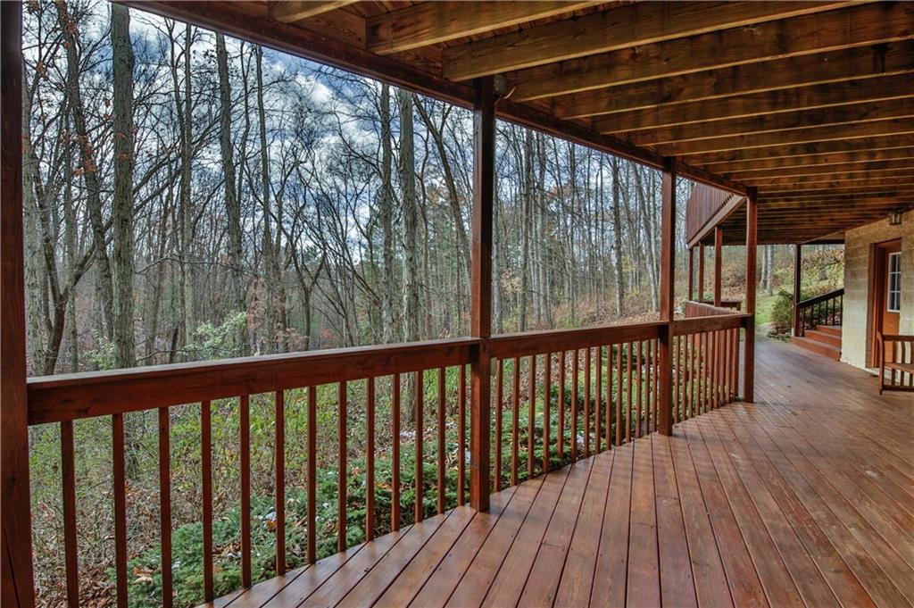 717 Robinson Church Road Bulger, PA 15019 - Photo 22 of 25 The two level deck allows you to enjoy the private wooded views.