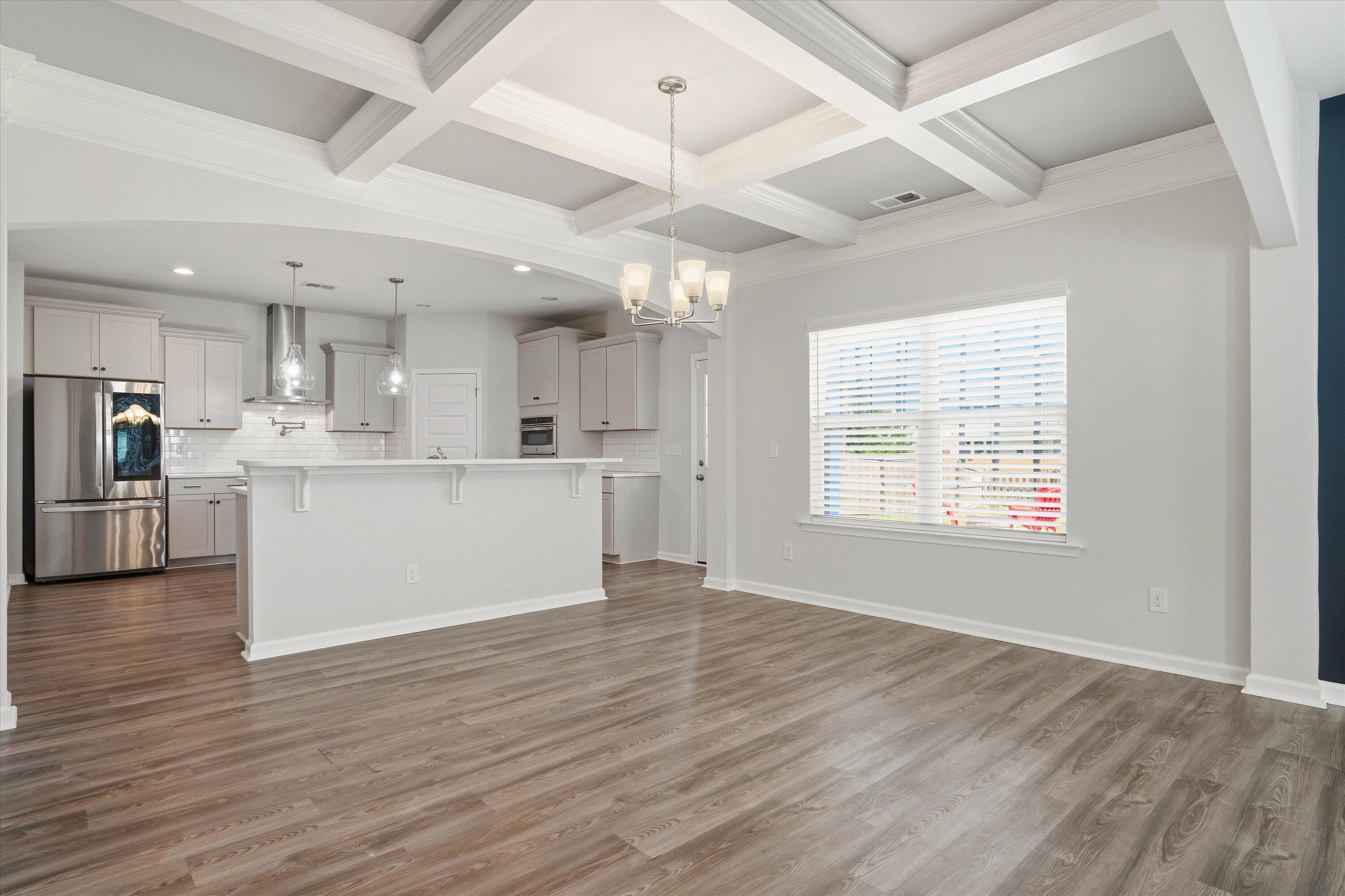 295 Saxony Loop Summerville, SC 29486 - Photo 5 of 54 Coffered Ceiling Dining Room