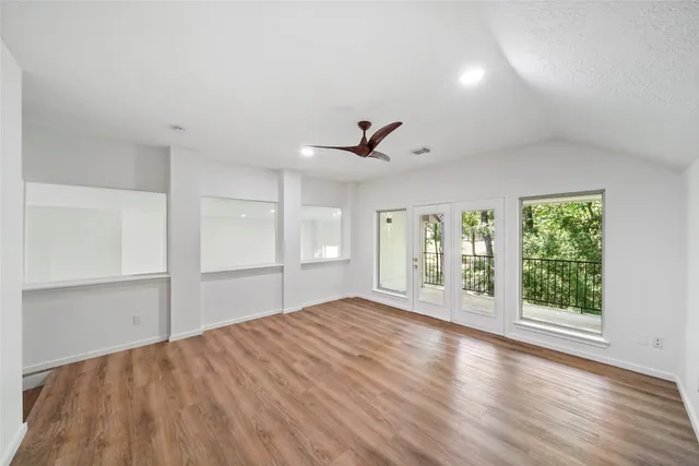 a view of a window and a lake view