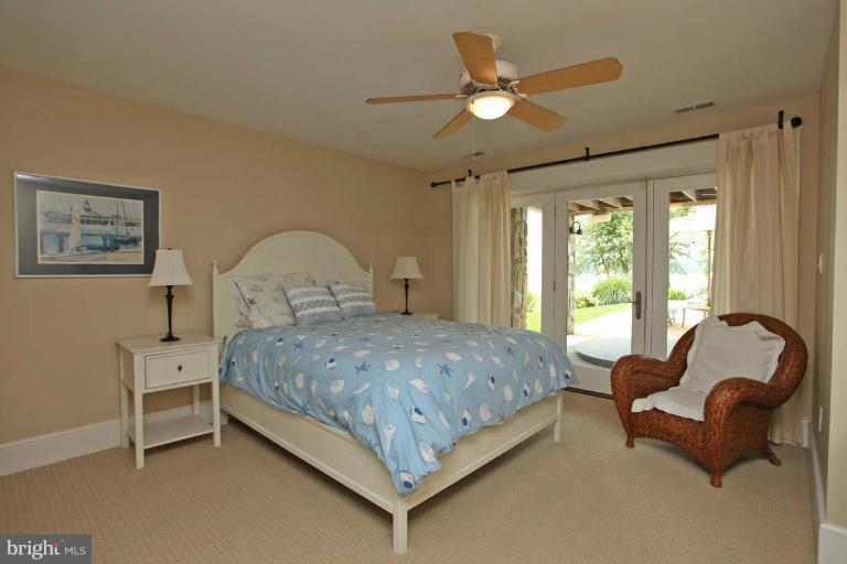 4022 Cadle Creek Road Edgewater, MD 21037 - Photo 26 of 27 Lower Level Bedroom w/Walk Out to the Inground Spa