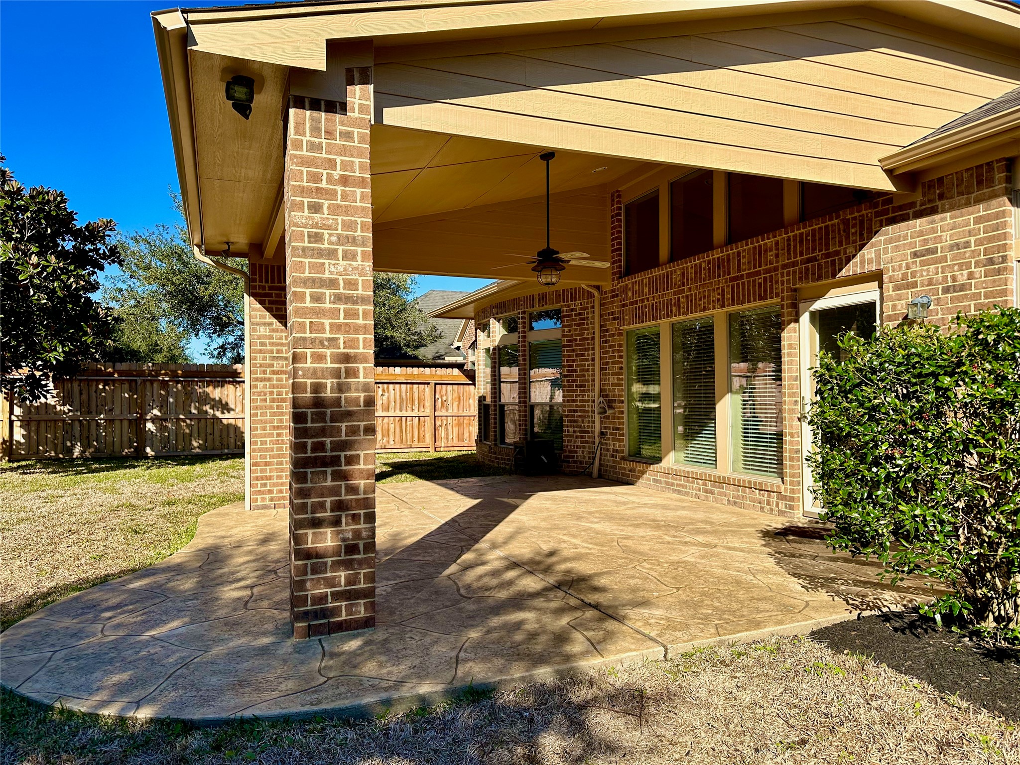 2922 Firewalk Trace Katy, TX 77494 - Photo 35 of 38 a view of a house with backyard