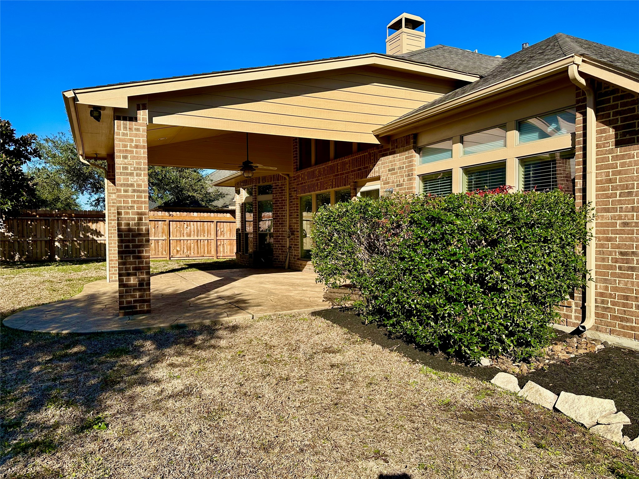 2922 Firewalk Trace Katy, TX 77494 - Photo 36 of 38 a front view of a house with garden