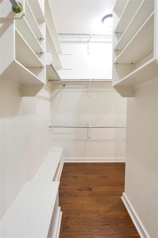 15207 Maple Leaf Court Tyler, TX 75707 - Photo 23 of 29 a view of walk in closet with empty racks