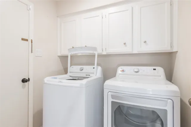 a bathroom with sink and mirror