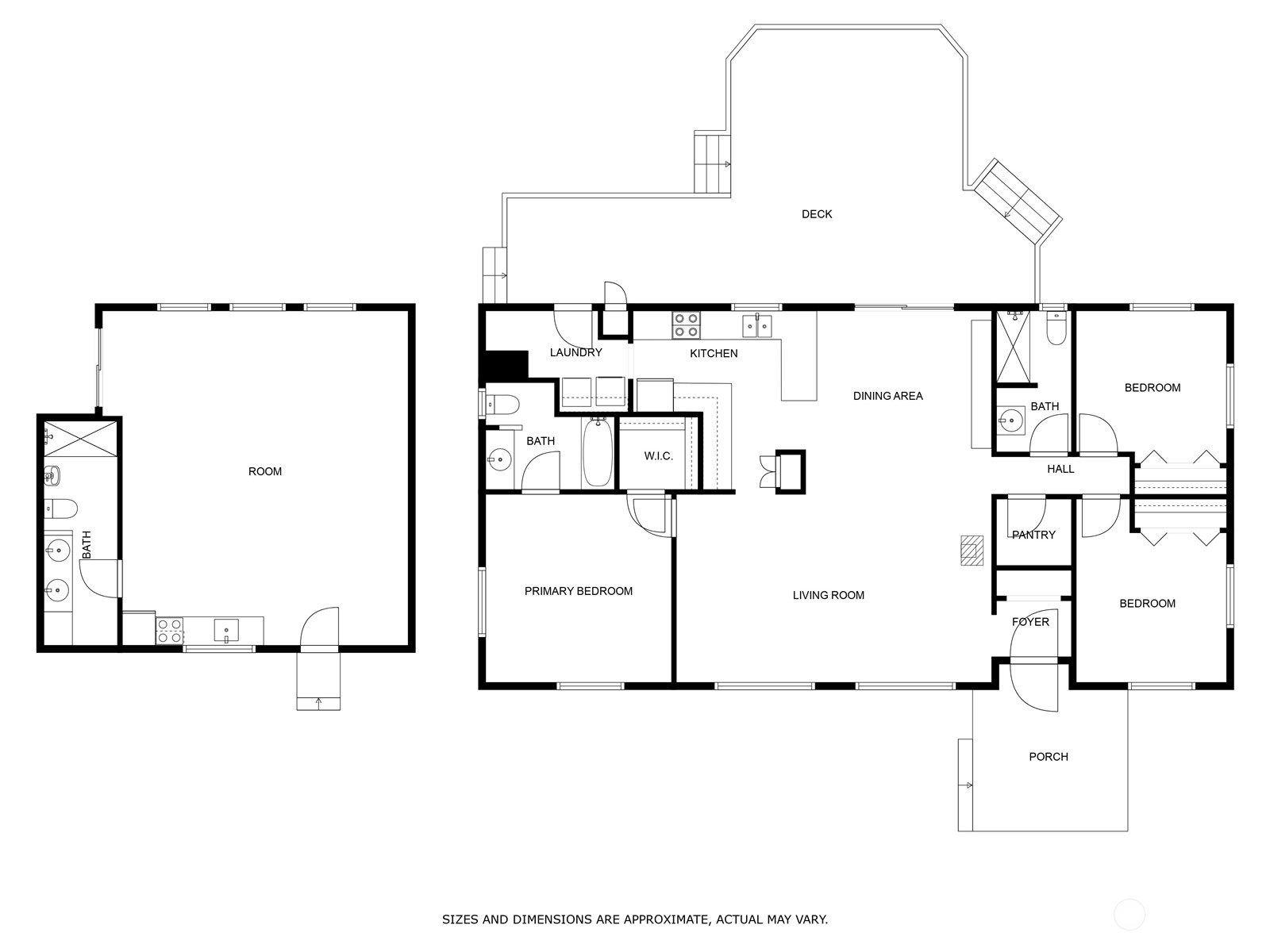 7342 Steamboat Island Road Northwest Olympia, WA 98502 - Photo 38 of 40 a picture of a floor plan