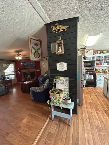 a outdoor living space with furniture and a couch