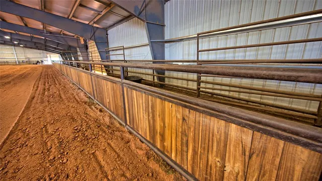 an outdoor space with patio