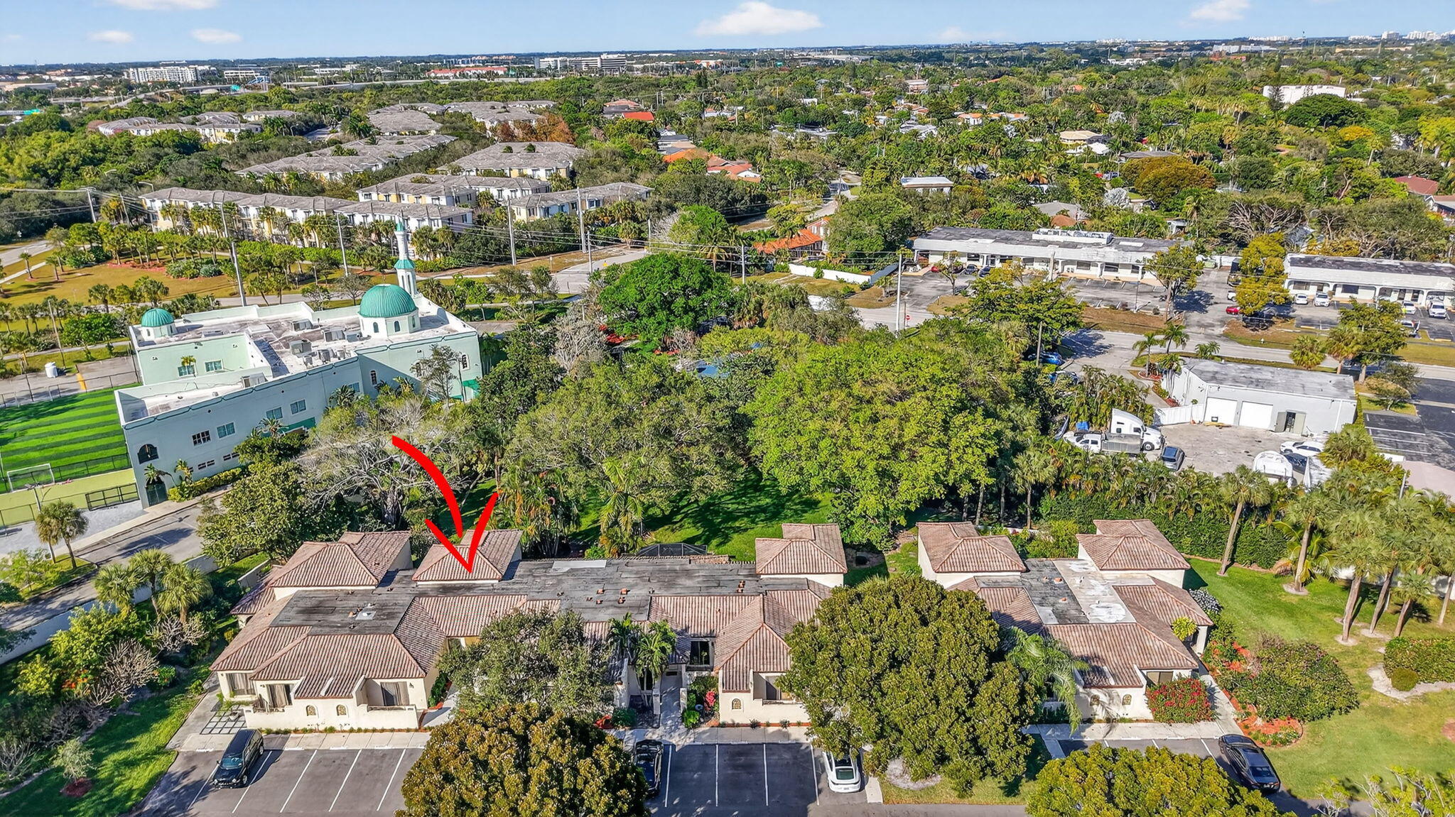 3143 Kingswood Terrace, Unit 3143 Boca Raton, FL 33431 - Photo 37 of 66 an aerial view of residential houses with outdoor space and street view