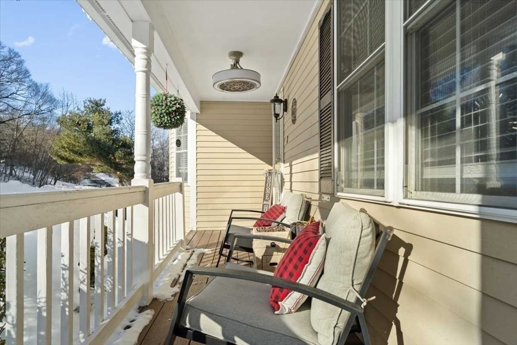 8 Wamsutta Ridge Road Charlton, MA 01507 - Photo 5 of 38 a view of a balcony with furniture