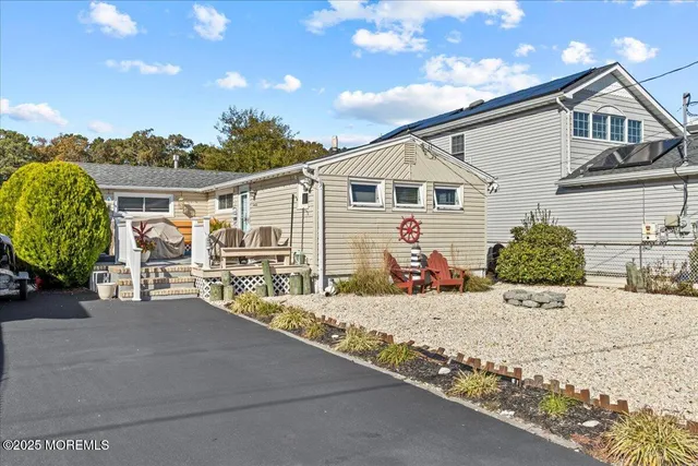 a view of a house with a patio