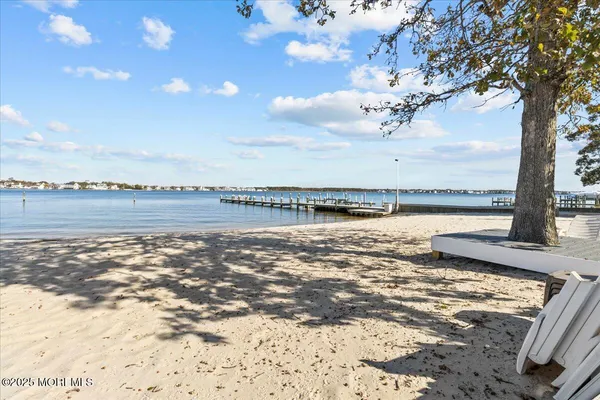 a view of an ocean beach