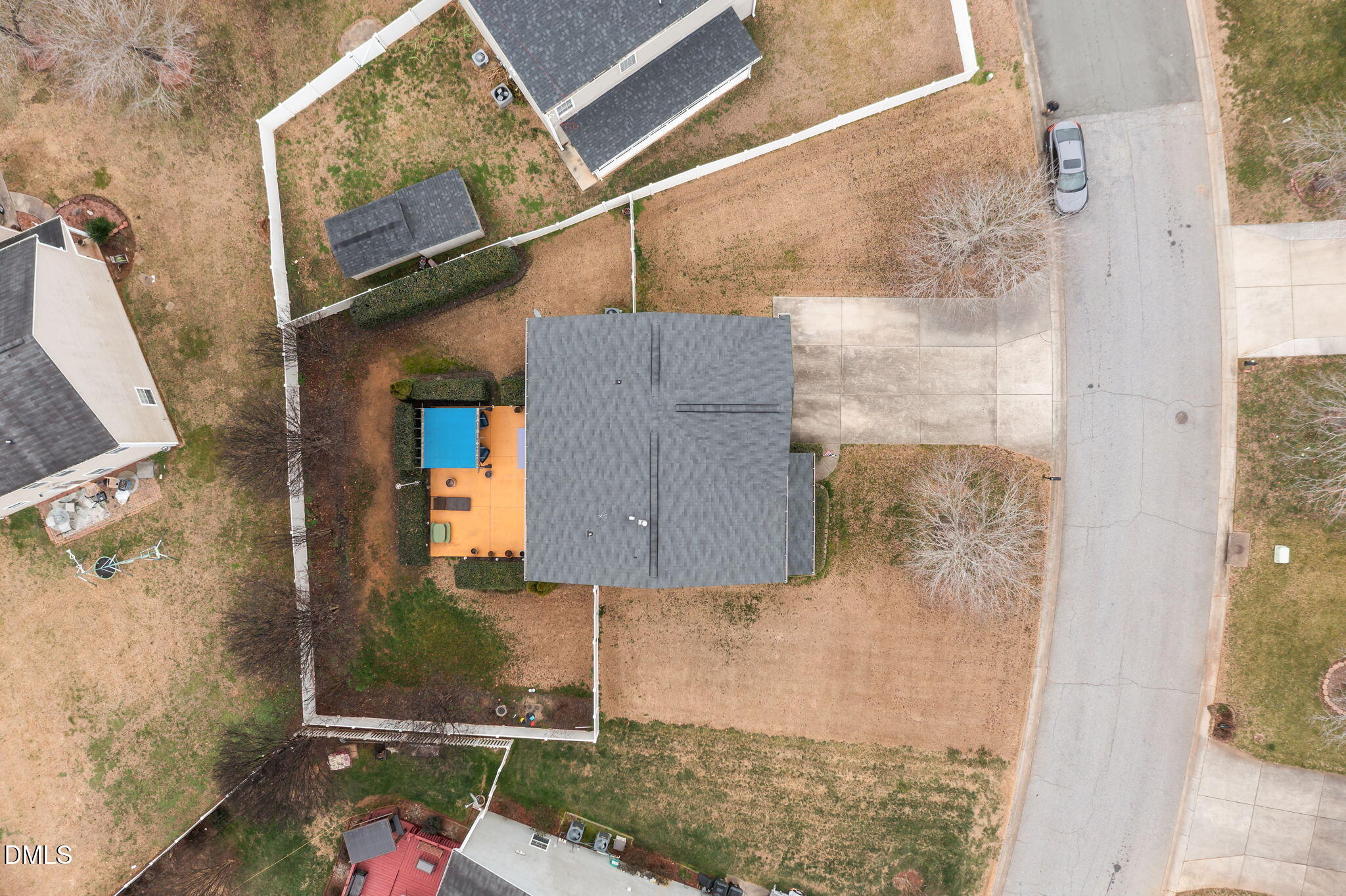 1511 Brambleton Court Graham, NC 27253 - Photo 40 of 43 a bird view of a house