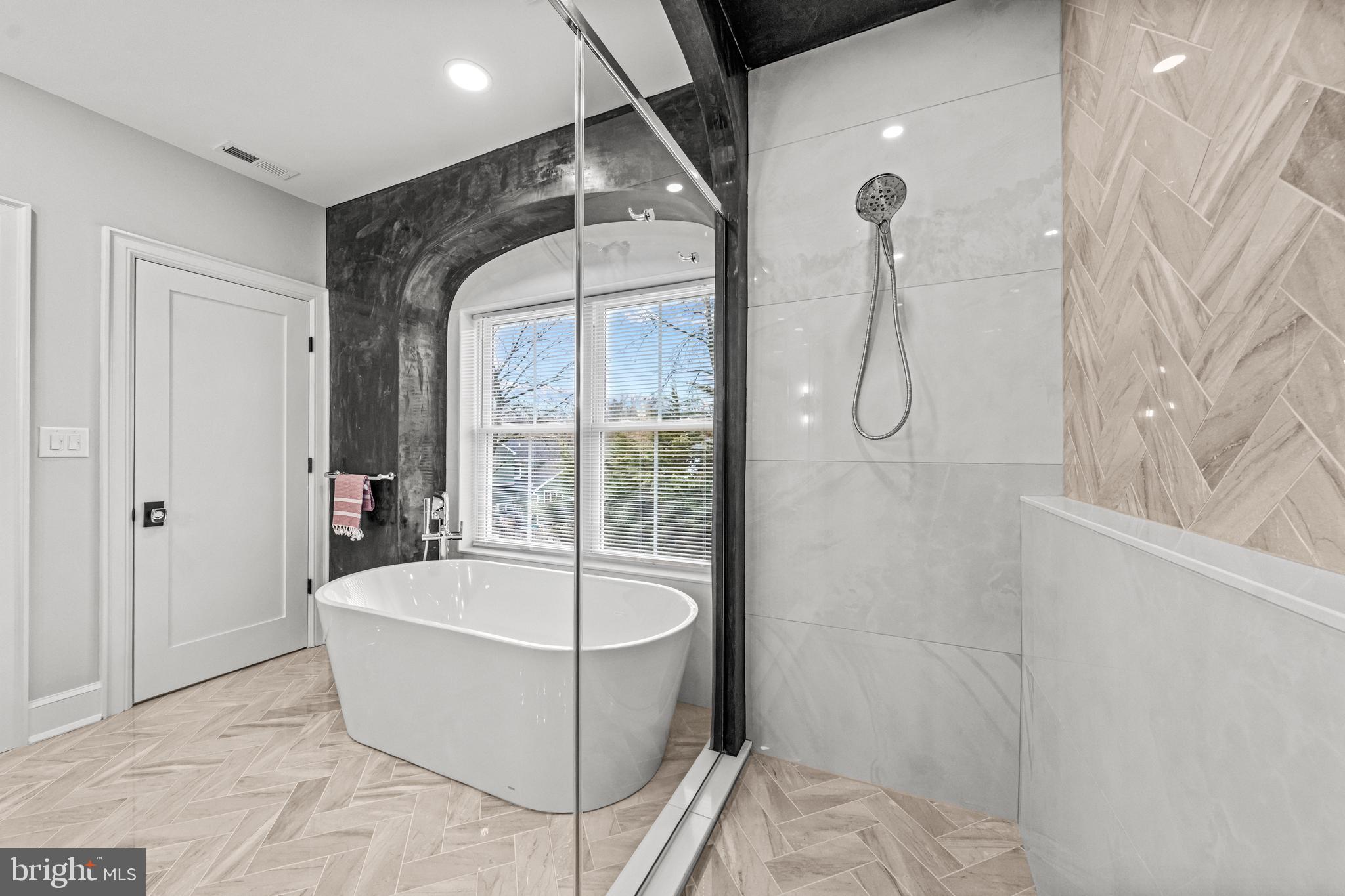 108 Avondale Avenue Haddonfield, NJ 08033 - Photo 36 of 65 a bathroom with a tub and shower