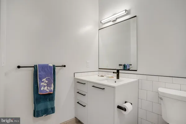 a room with a bed and a table