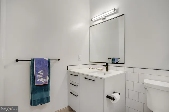 a room with a bed and a table