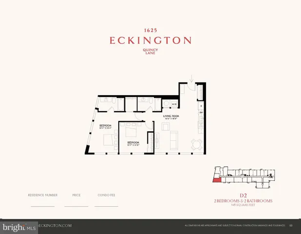 $4,050 | 1625 Eckington Place Northeast, Unit 604, Washington, DC 20002