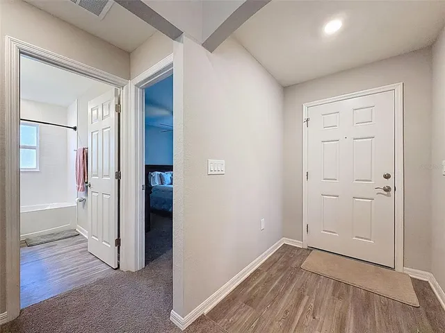 wooden floor in an empty room