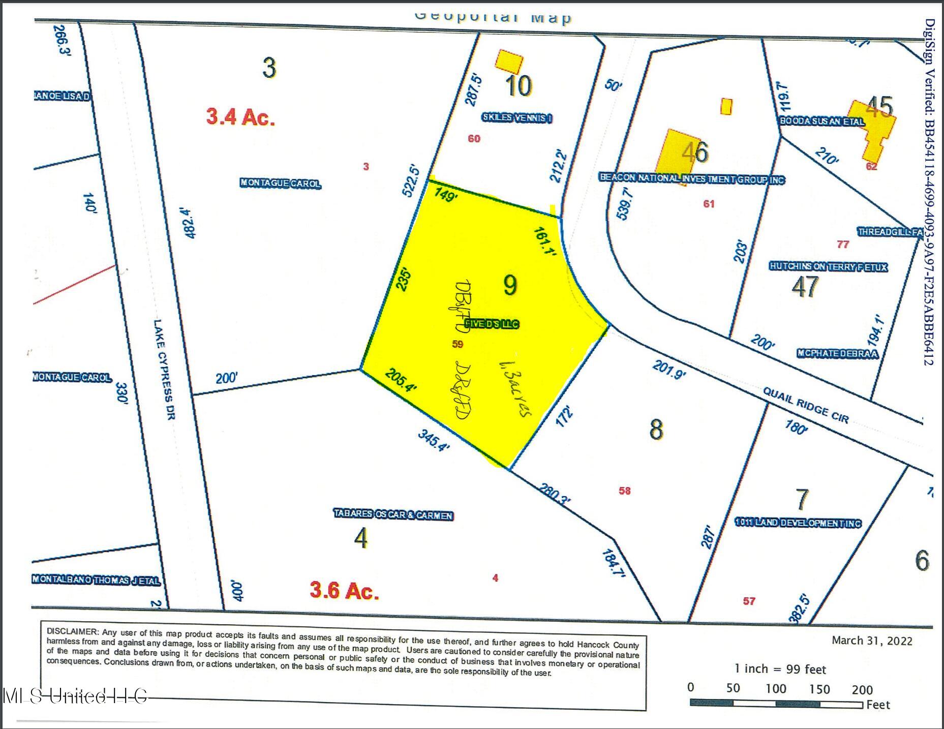 26044 Quail Ridge Circle Perkinston, MS 39573 - Photo 1 of 1 Lot 59 Quail Ridge