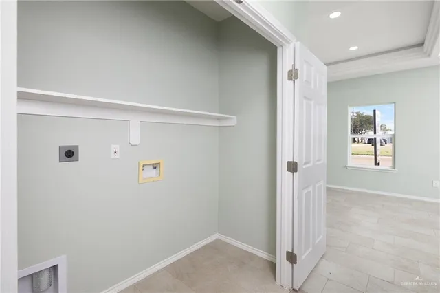 a view of an empty room