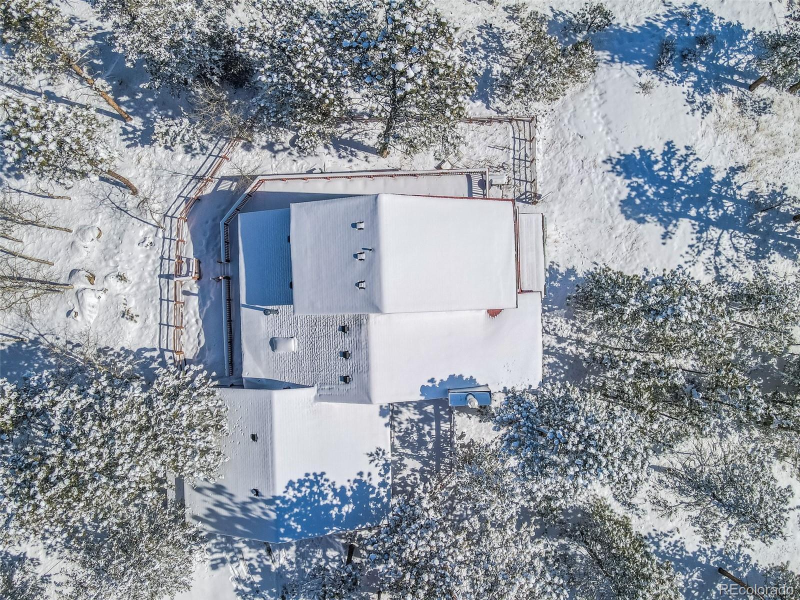 1189 Aspen Drive Evergreen, CO 80439 - Photo 36 of 37 an aerial view of residential house with outdoor space