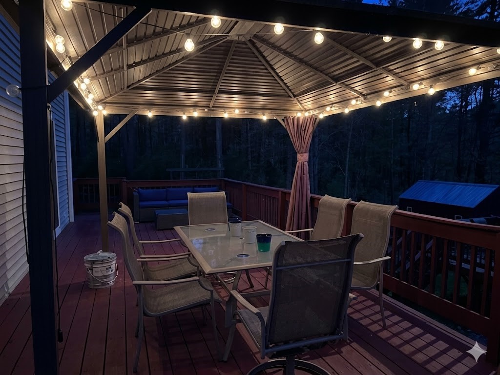 245 Jackson Schoolhouse Road Burrillville, RI 02859 - Photo 32 of 37 Deck at Night