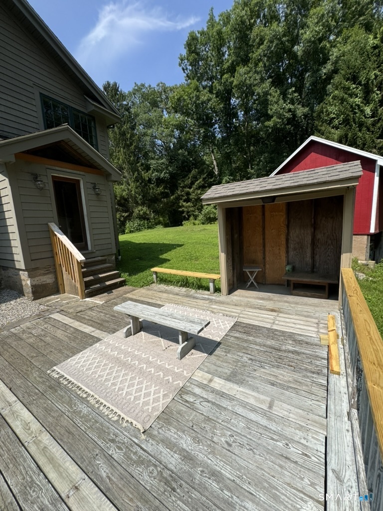 28 Deep Hollow Road Chester, CT 06412 - Photo 32 of 37 Back deck grill station