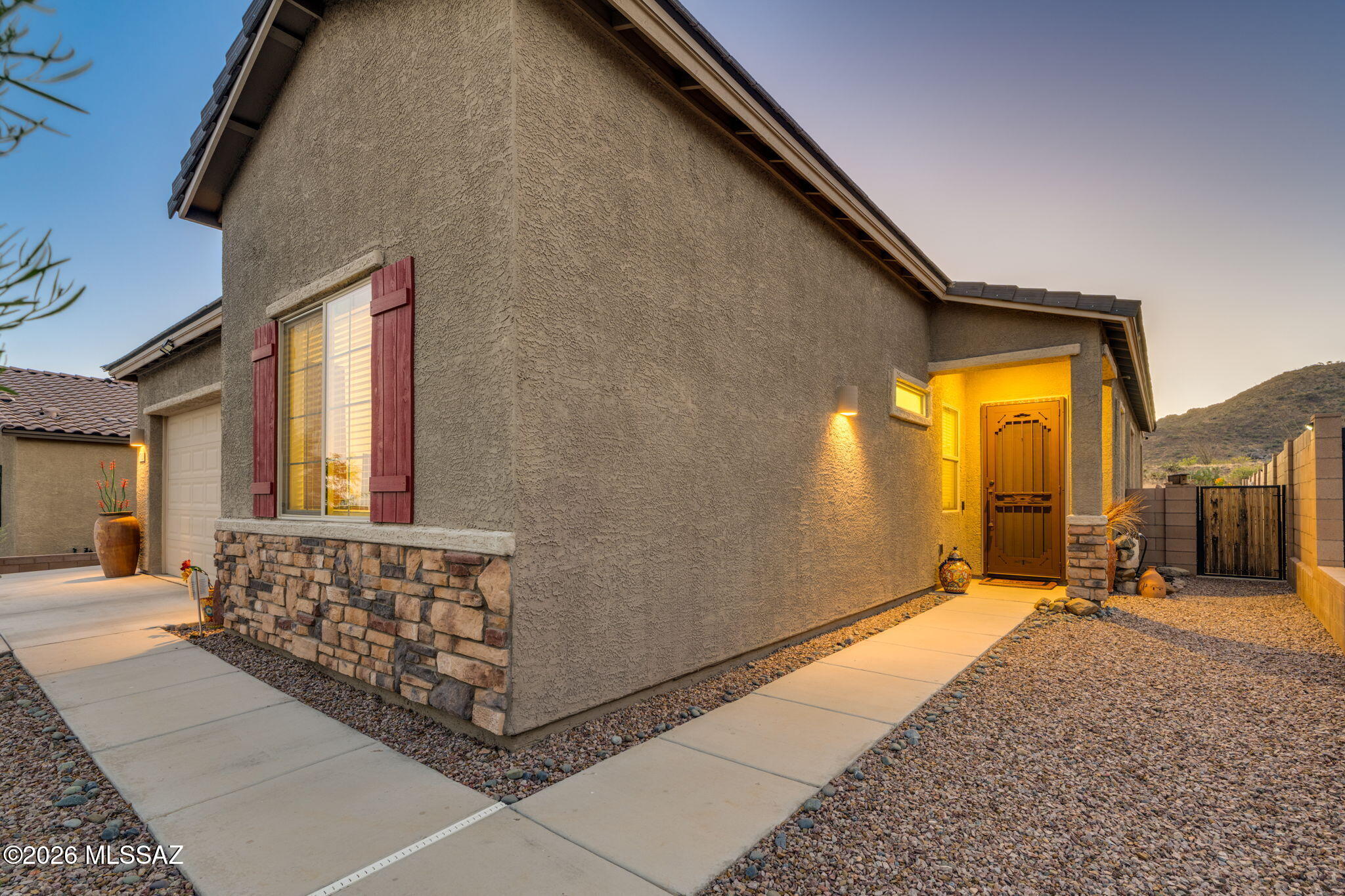 17629 South Ridgerunner Drive Vail, AZ 85641 - Photo 3 of 36 Custom wrought iron security door!