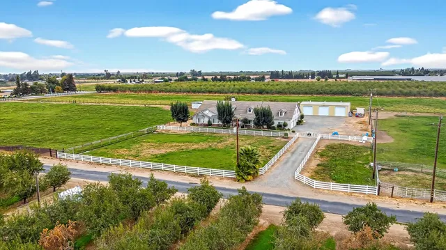 a view of a lake with a city