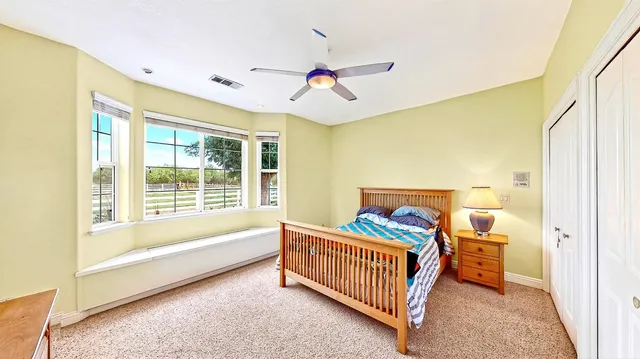 a view of an ocean from a building