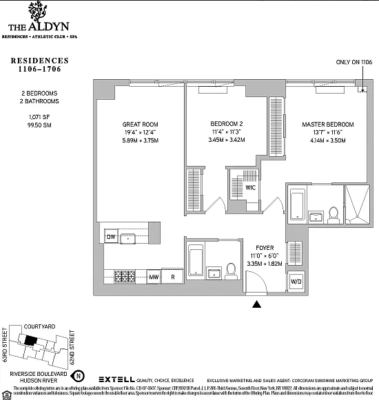 60 Riverside Boulevard, Unit 1106 Manhattan, NY 10069 - Photo 13 of 13