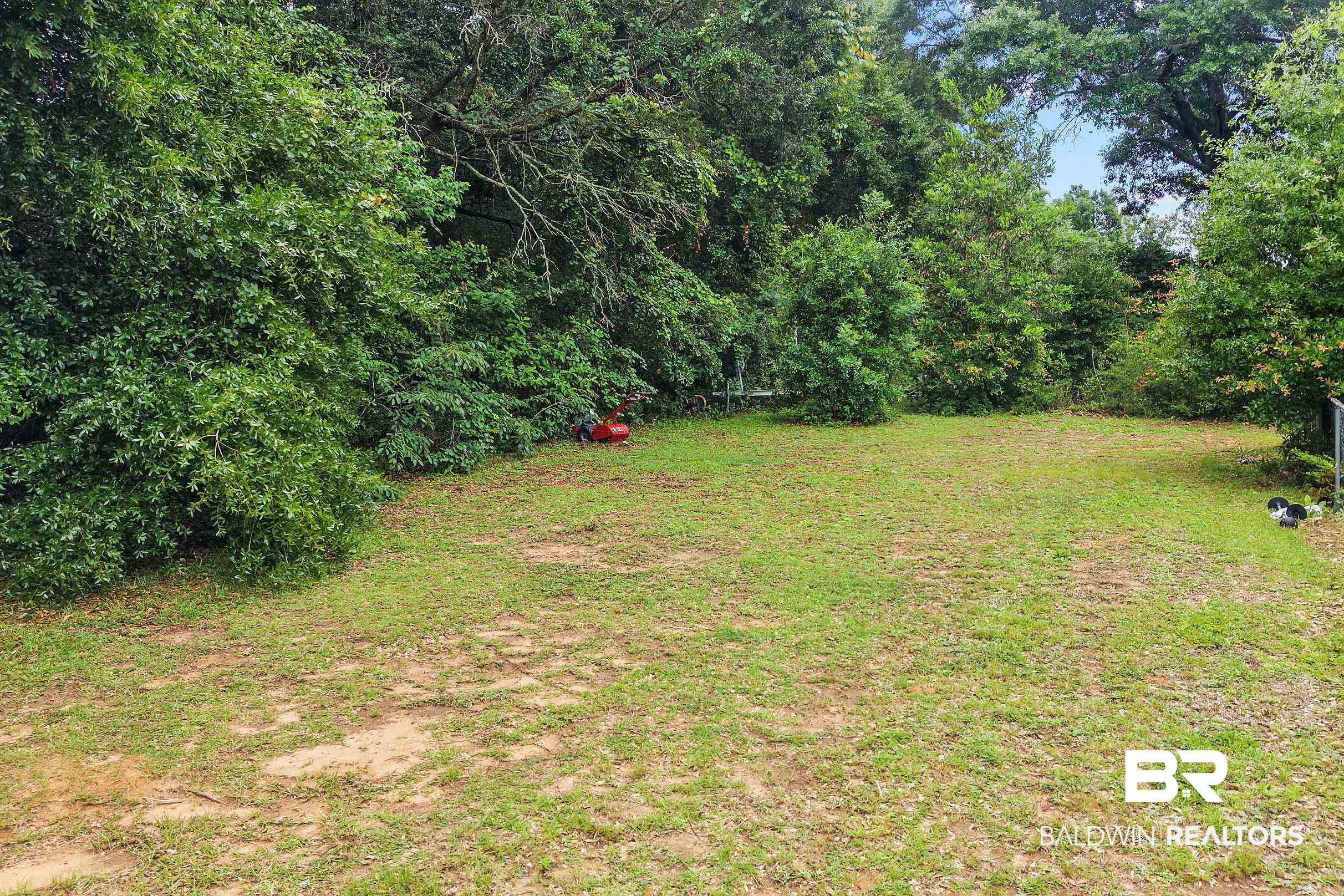 33129 Antietam Road Lillian, AL 36549 - Photo 26 of 31 Expansive grassy area bordered by dense natural foliage