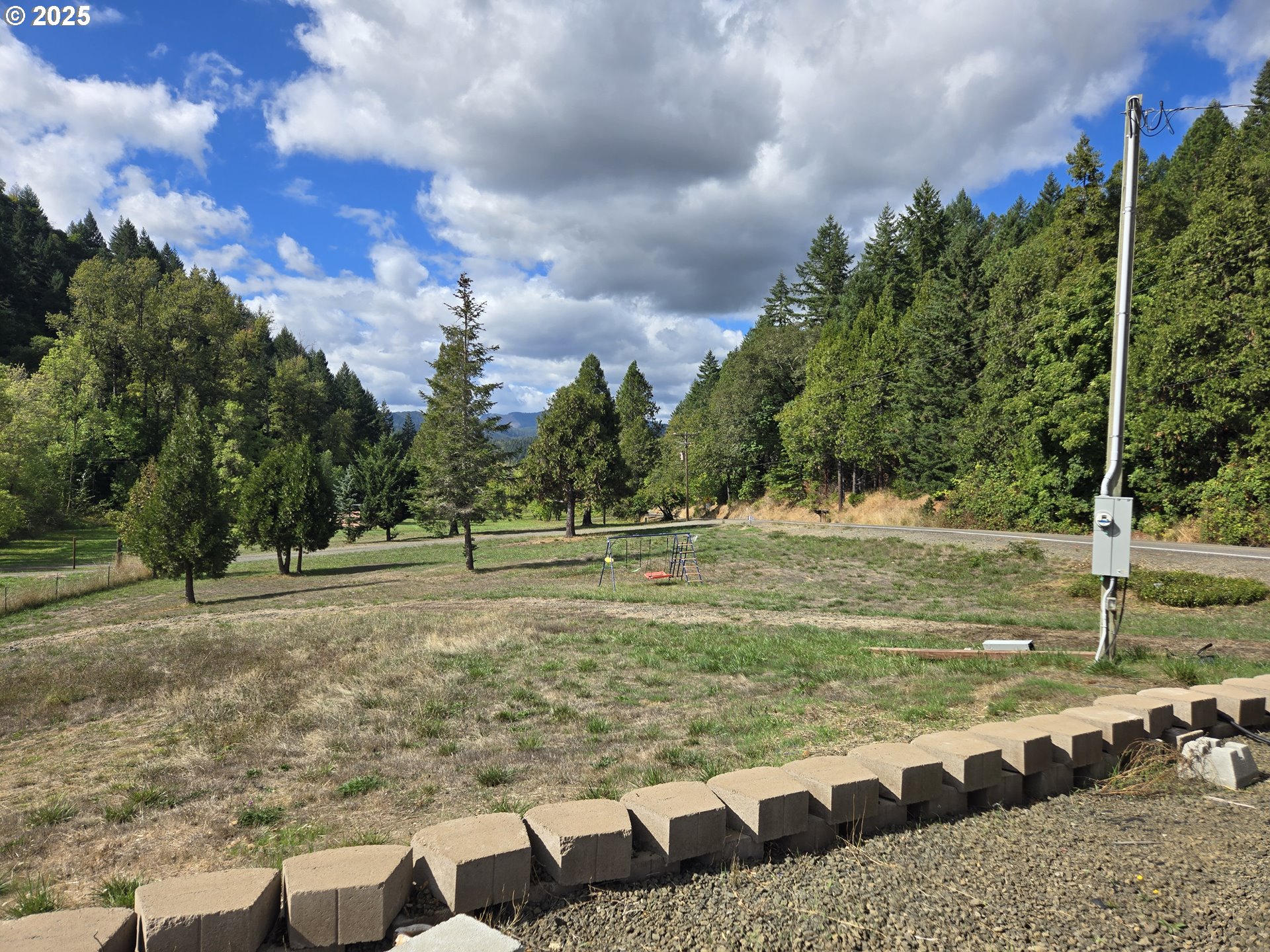 740 Ireland Road Winston, OR 97496 - Photo 16 of 18 a view of a yard with an trees