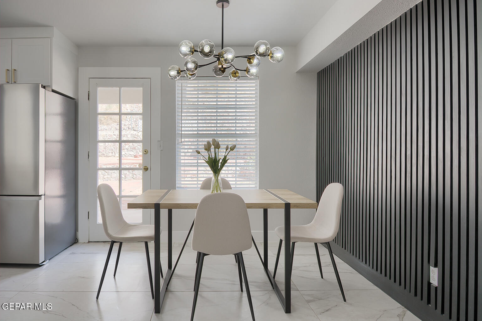 7413 Le Conte Drive El Paso, TX 79912 - Photo 15 of 50 a view of a dining room with furniture window and wooden floor