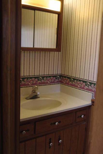 3845 Poverty Creek Road Crestview, FL 32539 - Photo 19 of 32 a bathroom with a sink and a mirror