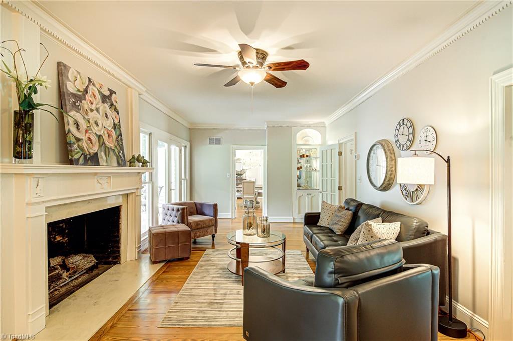 5703 Anson Road Greensboro, NC 27407 - Photo 14 of 30 Large generous connecting spaces great for entertaining!