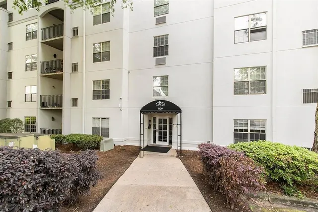 a view of a backyard with plants
