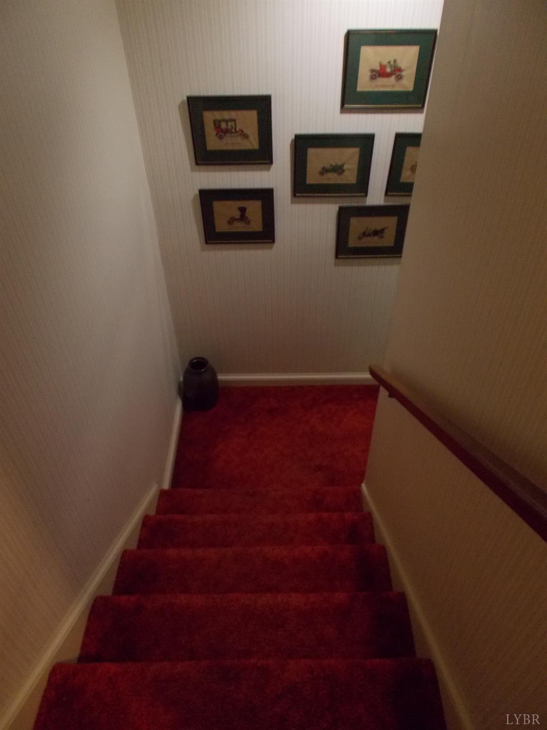 110 River Road Altavista, VA 24517 - Photo 47 of 51 a view of a hallway with stairs