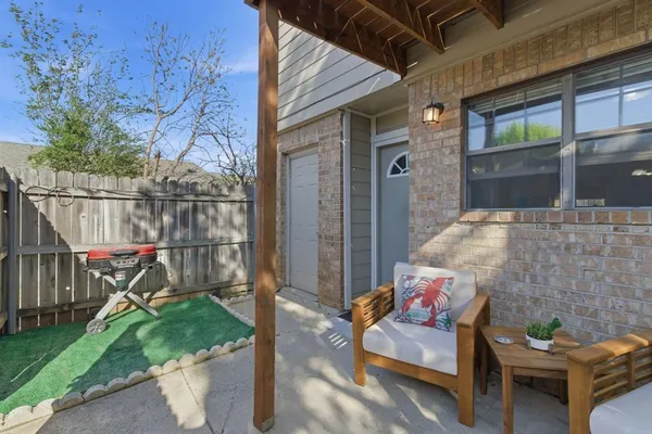 a view of outdoor space and deck