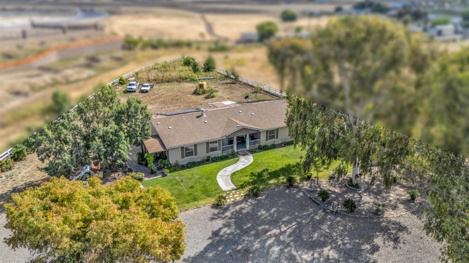 19814 West Grant Line Road Tracy, CA 95391 - Photo 56 of 57 a view of a house with a yard