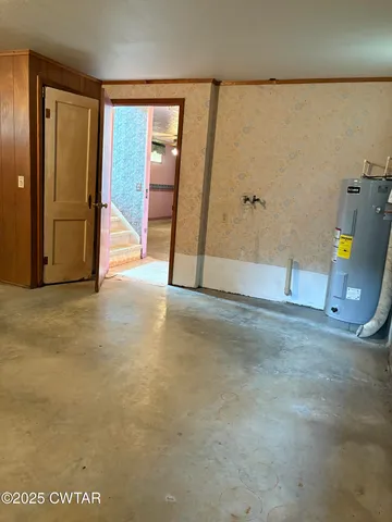 a view of storage and utility room