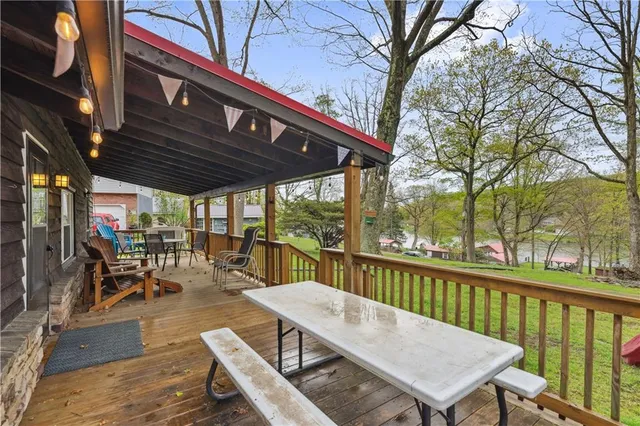 a outdoor space with furniture