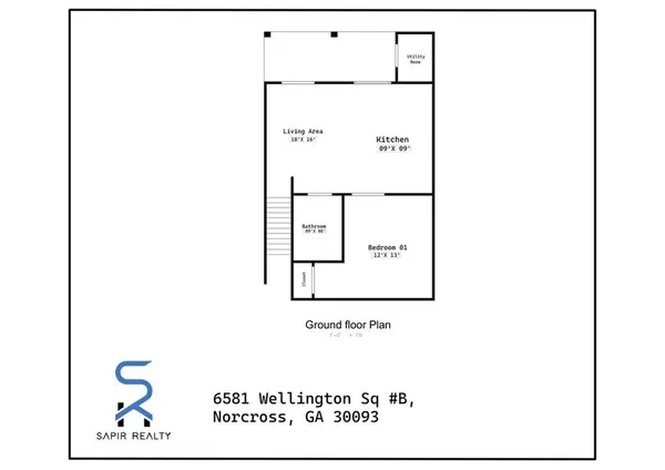 $1,575 | 6581 Wellington Square, Unit B, Norcross, GA 30093