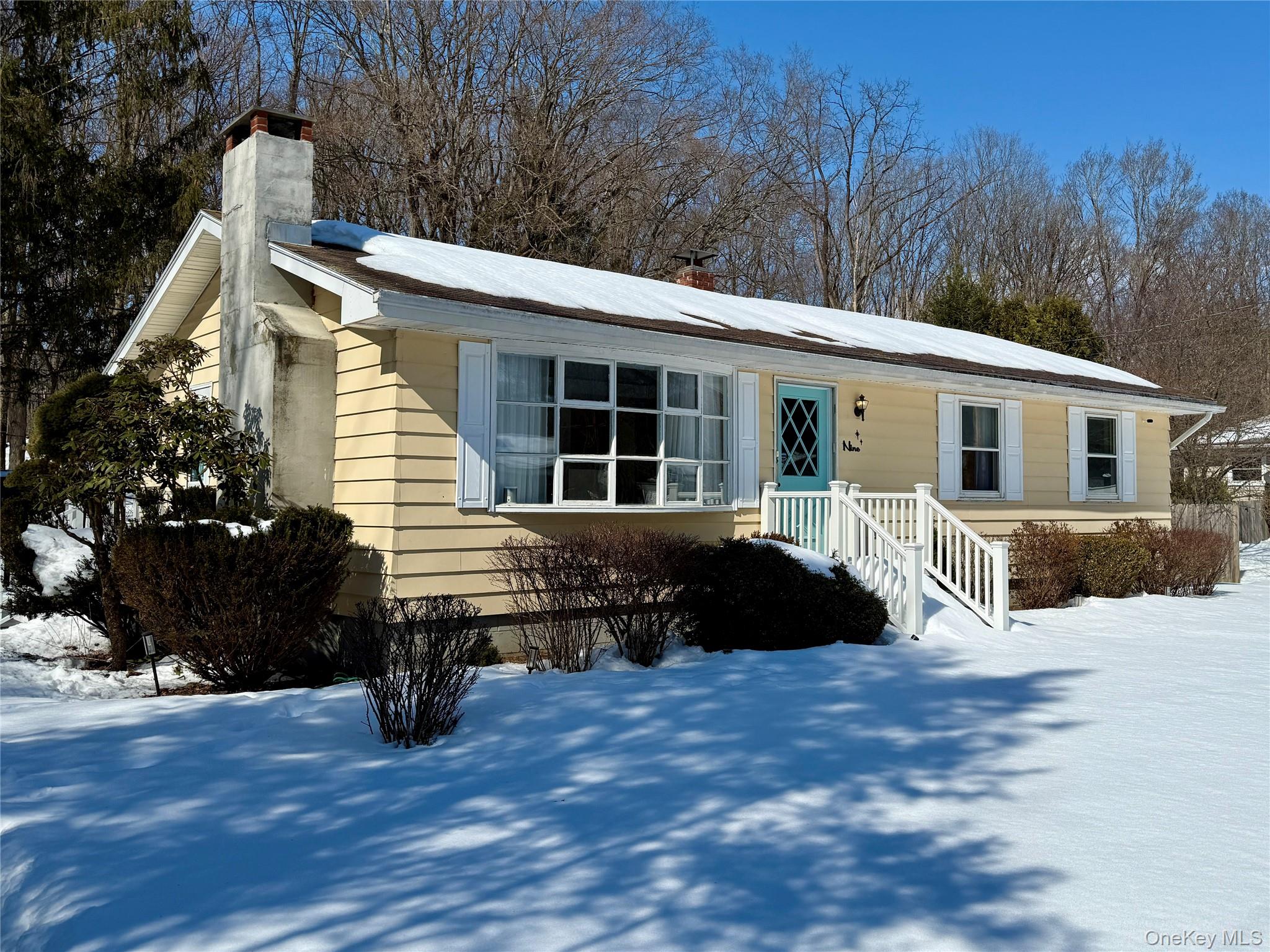9 King Road Rhinebeck, NY 12572 - Photo 18 of 20 a view of a house with a yard covered in snow