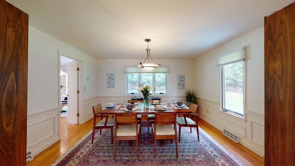 90 Cranberry Circle Sudbury, MA 01776 - Photo 8 of 37 a view of a dining room with furniture window and outside view