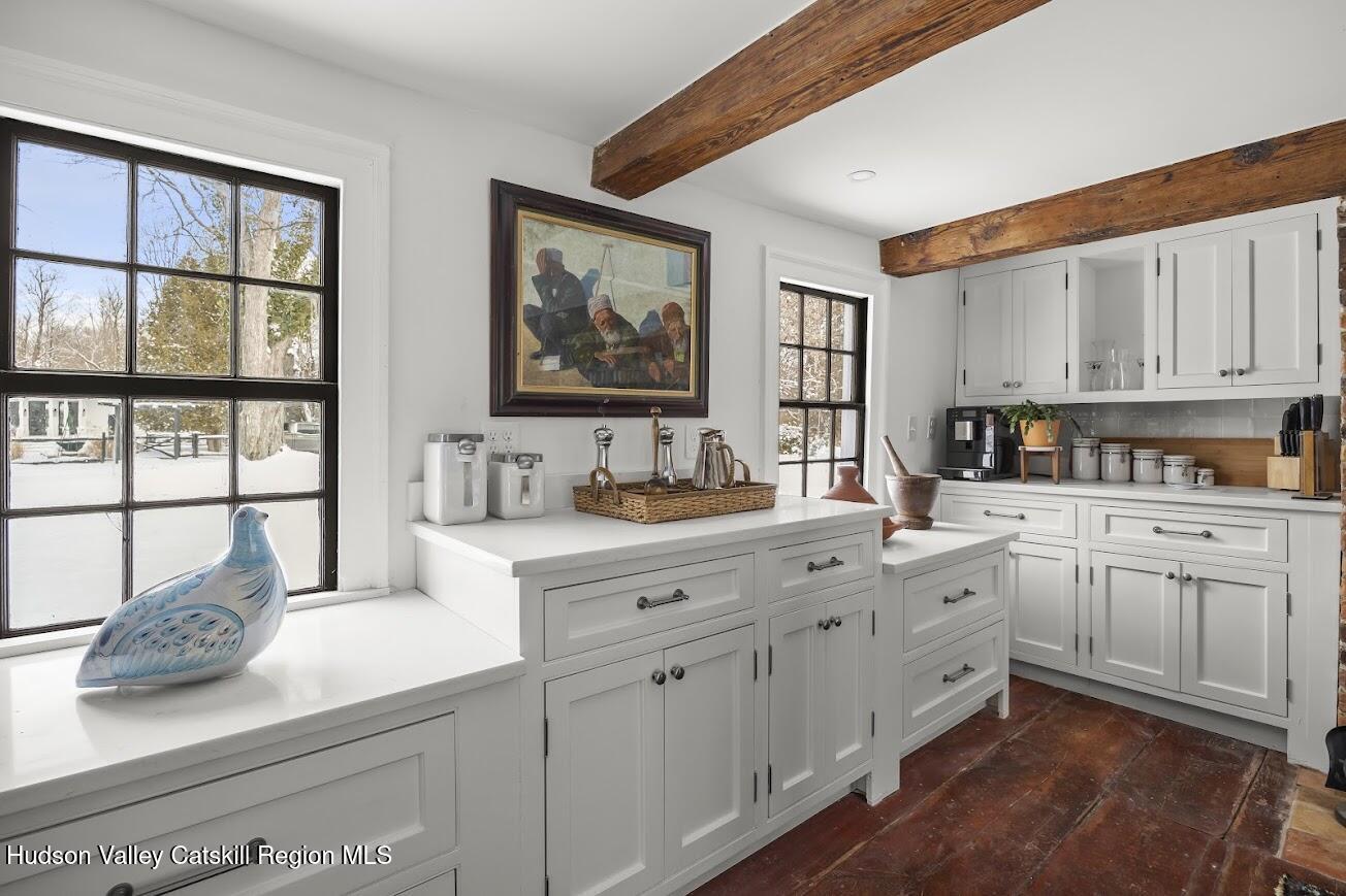 33 Broad Street Kinderhook, NY 12106 - Photo 19 of 83 21 - Window cabinetry with view of pool