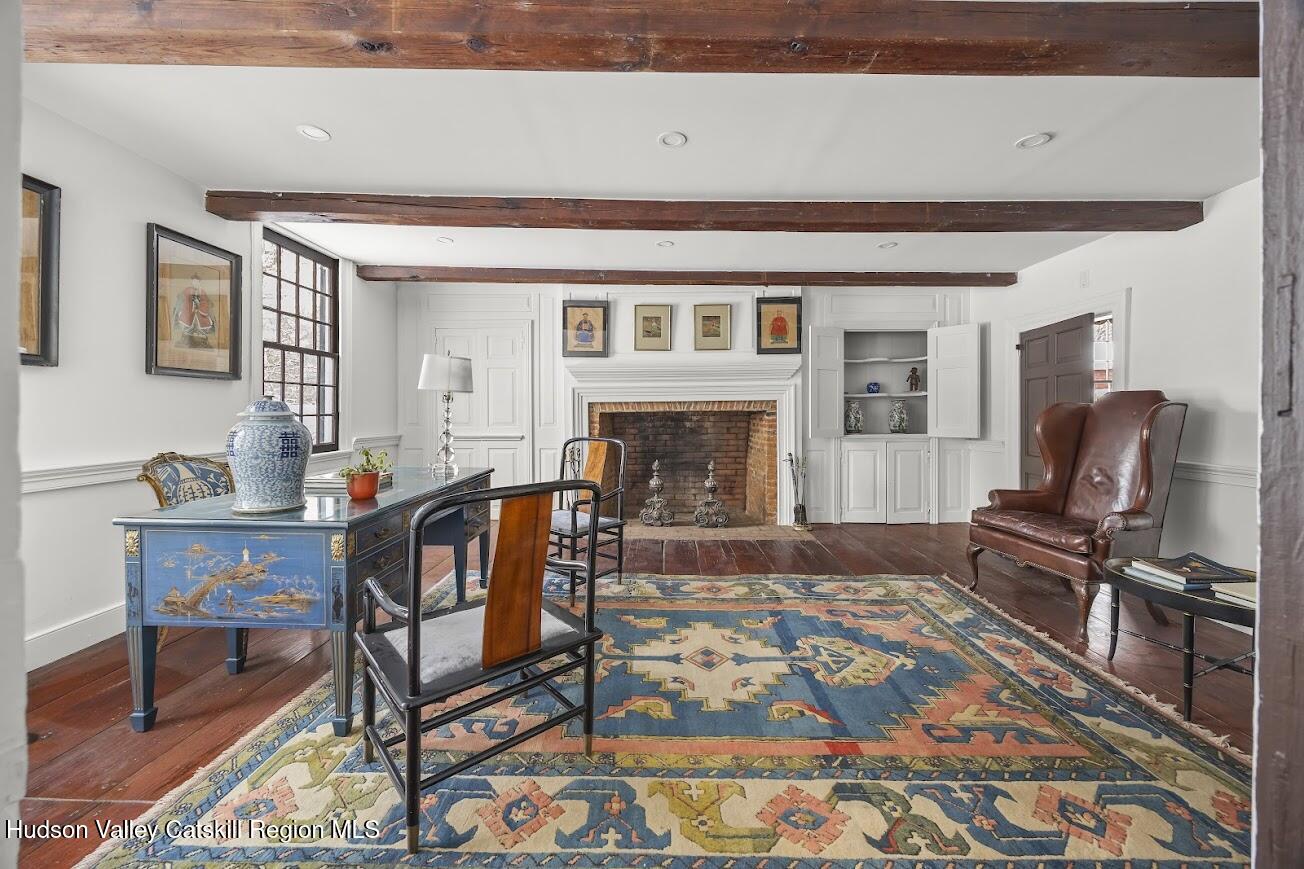 33 Broad Street Kinderhook, NY 12106 - Photo 25 of 83 27 - View of fireplace cabinetry surroun